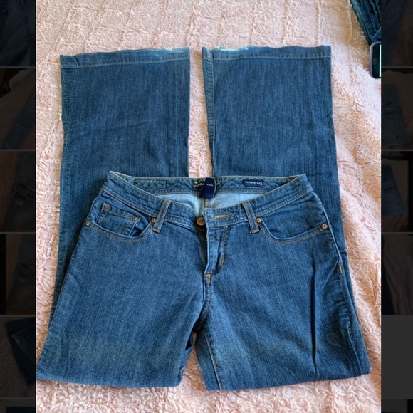 (7) SEVEN Dark Denim Wide Leg Jeans sz 27 - Picture 6 of 15